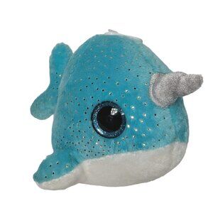 Aurora YooHoo Friends Narwhal Plush Blue White